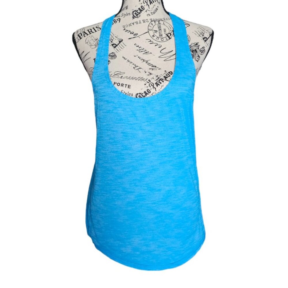 Lululemon Salute the Sun Tank Heathered Light Blue Active wear